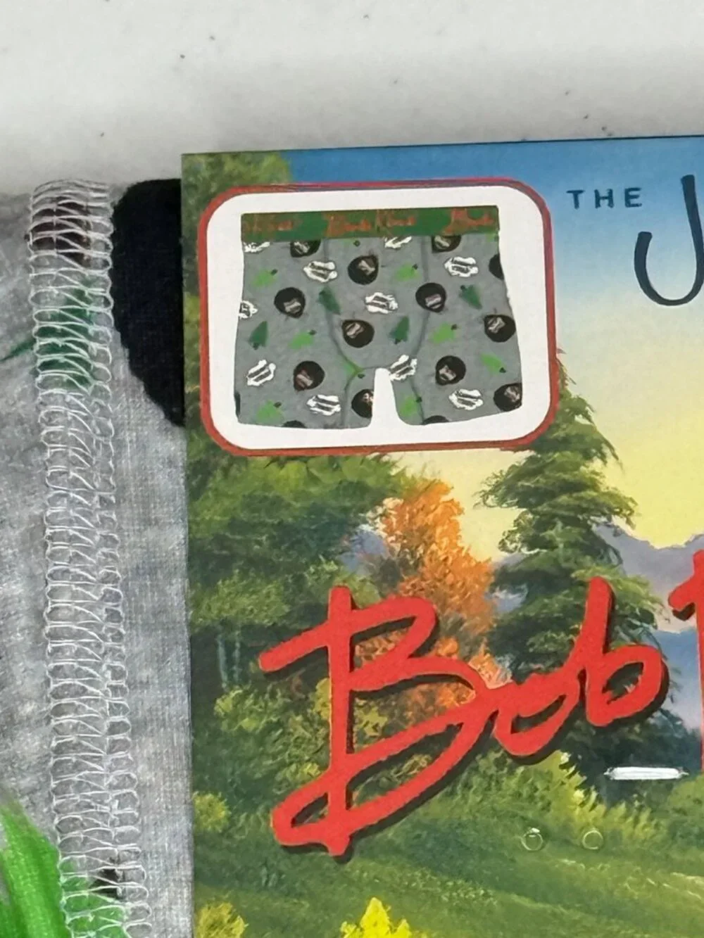 Bob Ross Joy of Painting Mens Boxer Briefs Size M 32-34 Novelty NWT